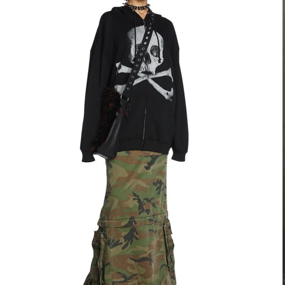 Dolls Kill oversized jacket with skull - Picture 5 of 5